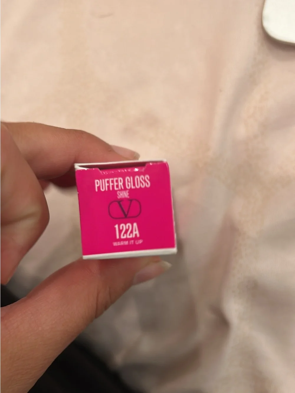 Valentino Puffer Gloss Lip Gloss - 122A shade warm it up